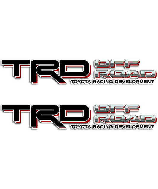 TRD Black Sticker Set