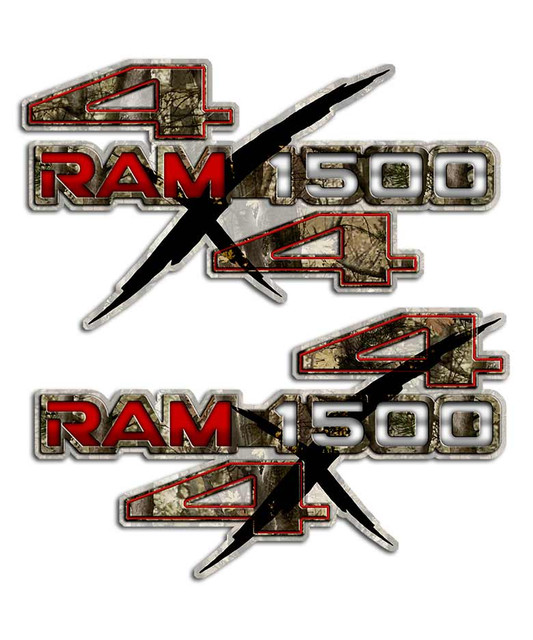 Ram 1500 Camo 4x4 Sticker set