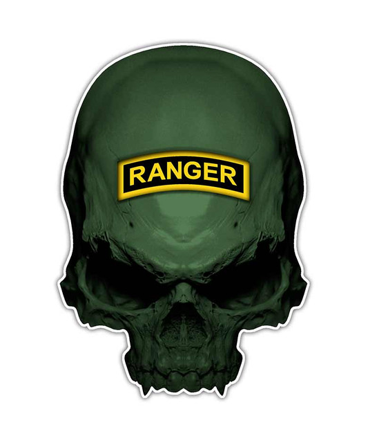 Army Ranger Skull Sticker