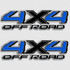 Black Blue 4x4 Tundra Truck Decals