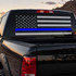 Police Officer Thin Blue Line American Flag Decal Set