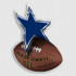 Dallas Cowboys Ride Em' Football Decal