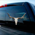 Texas Longhorn Cattle Skull Vinyl Decal