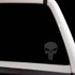 Carbon Fiber Punisher Skull Comic Hero Accent Decal