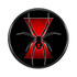 Black Widow Spider Hourglass Circle Decal