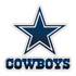 Dallas Cowboys Logo Football Decal