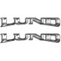 LUND Boats Fishing Logo Decal Set