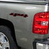 4x4 Redline Black Silverado Truck Decal Set