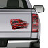 Ohio State Buckeyes Vinyl Flag Decal Set