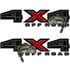 4x4 Largemouth Bass Fishing Truck Decal Set for Ford