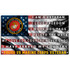 American Military Veteran Flag  Vinyl USA Service Decal