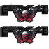 FX4 Weapon Wings Skull Truck Decal Set