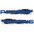 Polaris Ripped Metal ATV UTV Racing Decal Set