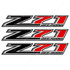Z71 Silverado Off Road Simulated Chrome Truck Decals