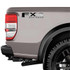 FX4 Black Chrome Printed Vinyl Truck Decal Set