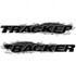 Tracker Boats Ripped Metal Fishing Decal Set