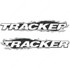 Tracker Boats Ripped Metal Fishing Decal Set