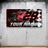 Sprint Car Racing Custom Name Number Banner