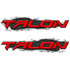 Honda Talon Ripped Metal Off Road Decal Set