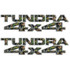 Toyota Tundra Camouflage 4x4 Decal Set