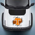 Tennessee Volunteers Ripped Metal Decal