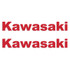 Kawasaki Script Lettering Decal Set
