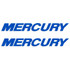 Mercury Outboards Script Decal Set
