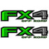 Ford FX4 Off Road Decal Set