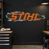 STIHL Ripped Metal Power Equipment Decal Set