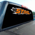 STIHL Ripped Metal Power Equipment Decal Set
