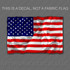 American Flag Sticker