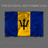 Barbados Flag Sticker