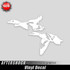 2 Duck Flight Sticker