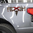 Ford F-150 FX4 Camo Deer Skull Truck Decal Set