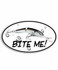 Bite Me Jointed Minnow Fishing Sticker
