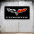 Corvette C6 Flag Emblem Banner