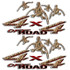 4x4 Duck Hunting Locked In Camouflage Truck Decal Set