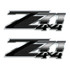 Chevy Z71 Silverado Carbon Fiber 4x4 Decal Set