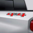 2014-2018 Chevy Silverado Red 4x4 Truck Decals