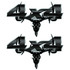 Carbon Fiber Whitetail Skull Edition 4x4 Decal Set