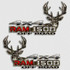 Dodge Ram 1500 4x4 Truck Camouflage Deer Decal Set