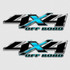 4x4 Silverado Aqua Chevrolet Truck Decals