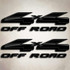 Black Edition F-150 Ford 4x4 Decals
