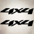 4x4 Chevy Silverado Truck Decal Set