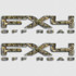 FX4 Twisted Timber Camo Decal Set