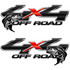 Ford 4x4 Bass Fishing Carbon Fiber F250 F350 Decal Set