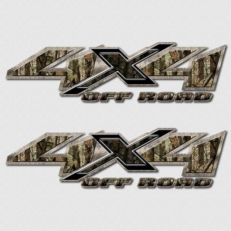 4x4 Shocker Camouflage Shadow X Truck Decals