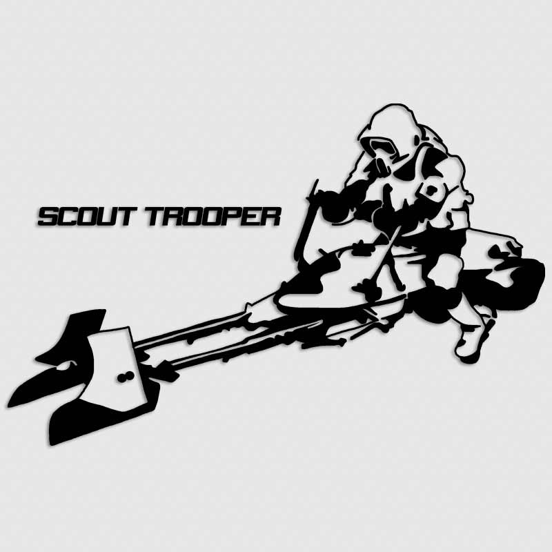 Scout Trooper Star Wars Vinyl Decal