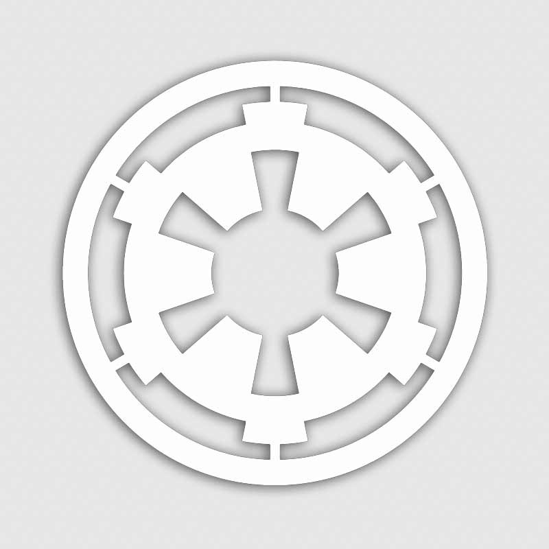 Galactic Empire Logo Star Wars Vinyl Decal
