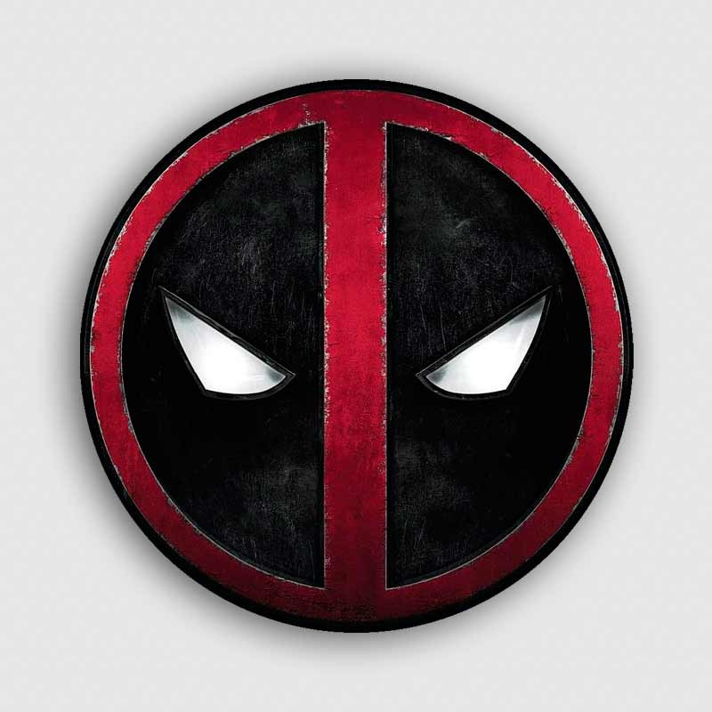 Deadpool Superhero Logo Vinyl Decal